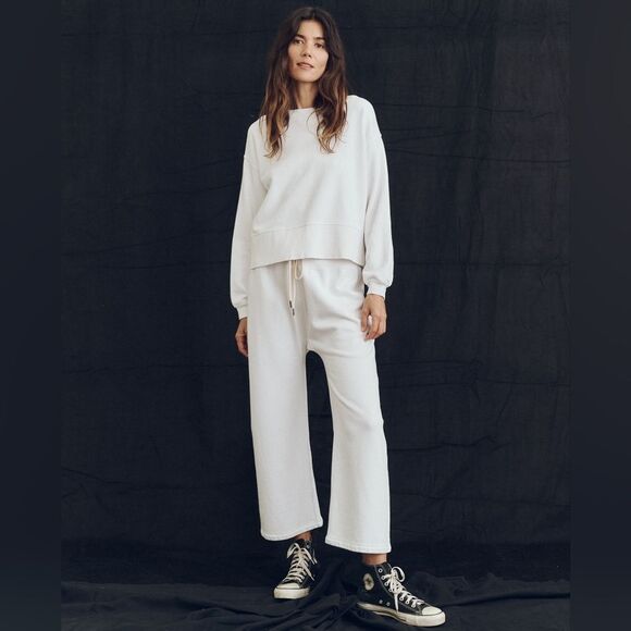 THE GREAT. Pants - THE GREAT White Sweat Pants